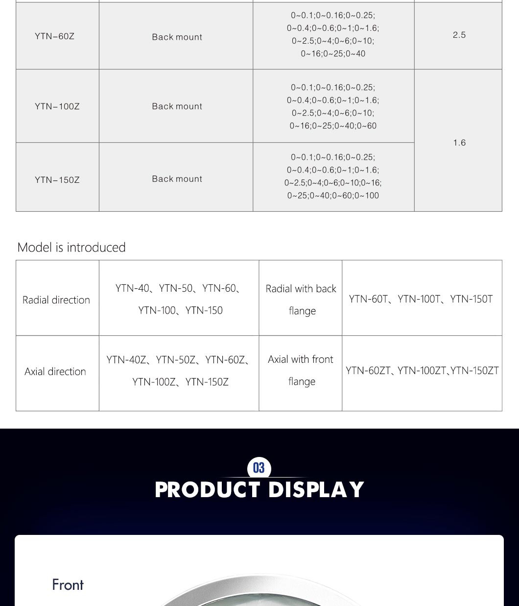 YTN-100Z04 YTN-100Z04