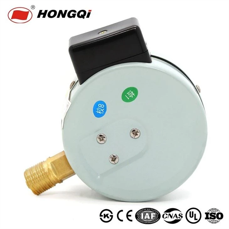 YX series pressure gauge with electric contact made by  Hongqi Instrument (5)