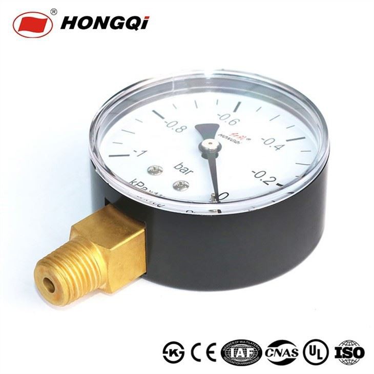 63mm or 2.5inch Steel Case Vacuum Pressure Gauge Manometer
