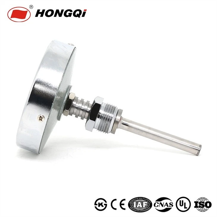 Stainless Steel Axial Bi-metal Thermometer
