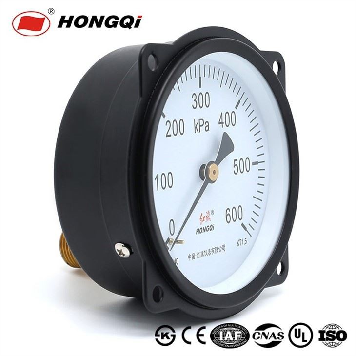 Manometer Axial Back Connection With Front Flange