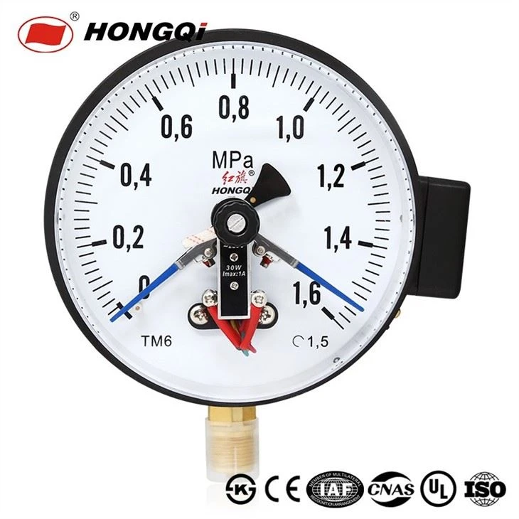 YXC-150R Electric Contact Pressure Gauge Can Be Direct Mounting